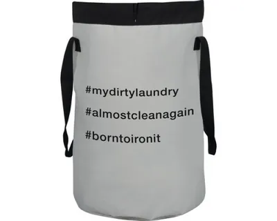 Zdjęcie produktu dla Spirella kosz na pranie "Hashtag" Składany zamykany kosz na pranie 75 litrów