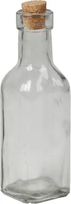Produktbild von Glasflasche mit Korkdeckel 180ml