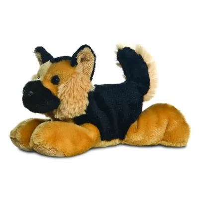 Produktbild von Aurora kuscheliger Mini FlopsieDeutscher Schäferhund 20,5 cm braun/schwarz