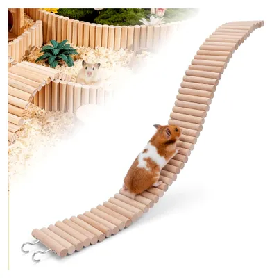 Produktbild von Kletterleiter aus Holz für Hamster und andere Kleintiere 60 x 8 cm