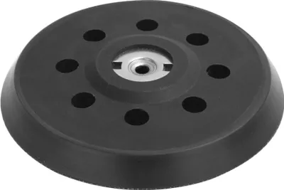 Produktbild von Trade-Shop Klett Schleifteller / Stützteller / Haftteller 125mm kompatibel mit Metabo SXE 325 Intec, SXE 425, SXE 425 TurboTec Exzenterschleifer