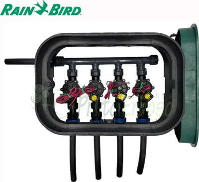 Produktbild von PA-DV-4-9V - 1" 4-Zonen-Ventilkasten mit Rain Bird Komponenten