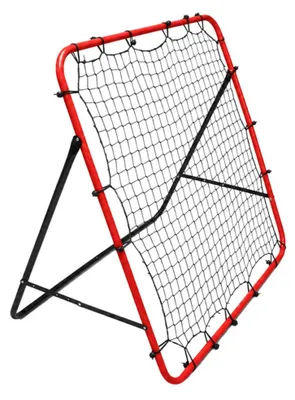 Produktbild von KIK KX2756 Trainings-Absprungwand, 105 x 105 cm, schwarz-rot