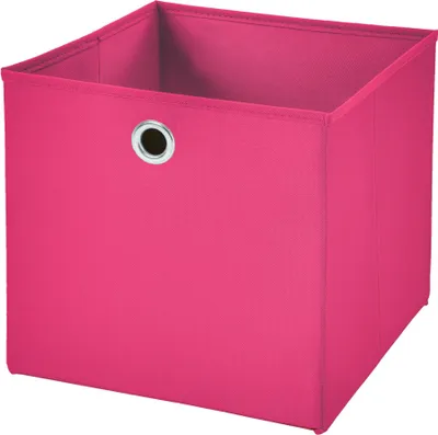 Produktbild von 1 Stück Pink Faltbox 28 x 28 x 28 cm  Aufbewahrungsbox faltbar