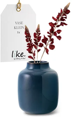 Produktbild von like. by Villeroy & Boch Lave Home Vase Shoulder, 12,5x12,5x15,5cm, Bleu Uni