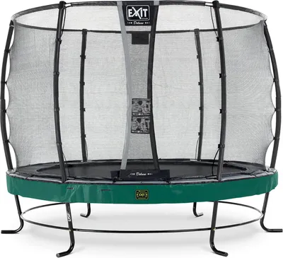 Zdjęcie produktu dla EXIT Elegant Premium Trampolina ø305cm, z Siatka, Okrągła, Zielony