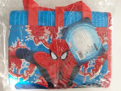 Produktbild von Spiderman Strandmatte Strandunterlage blau 75x150cm faltbare Picknickdecke