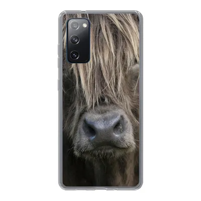Produktbild von MuchoWow® Handyhülle Schutzhülle Hülle für Samsung Galaxy S20 FE Schottischer Highlander - Braun - Nase Silikon Softcase Handy Hülle - Abdeckung