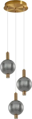 Produktbild von Italux LED Hängeleuchte Schwarz-Alu 18W