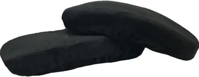 Image de INF Paire de coussins d'accoudoirs de chaise Le noir