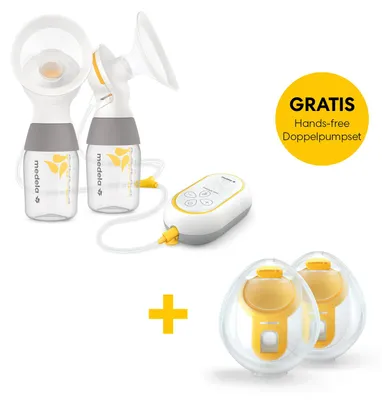 Produktbild von MEDELA Freestyle™ Mini Classic elektrische Doppelmilchpumpe + Doppelpumpset
