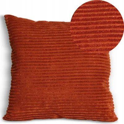 Produktbild von Geronimo | Dekokissen - Rot - 40x40 cm - Cordkissen - Maschinenwaschbar - Abnehmbarer Bezug - Antiallergisch