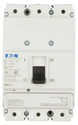Image de EATON Interrupteur-sectionneur 3p PN1-63 63A 259140