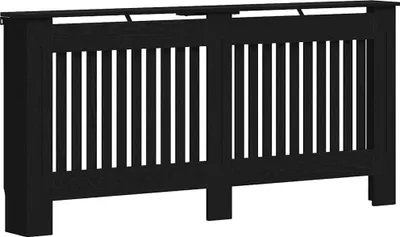 Obrázok produktu pre vidaXL Kryt radiátora čierny dubový vzhľad 172 x 19 x 81,5 cm