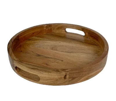 Produktbild von Kaheku Tablett Cortes rund Akazie 45 Ø  1266002002