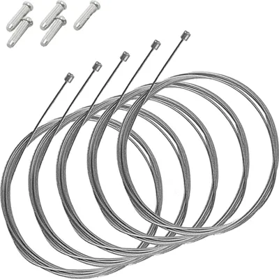 Produktbild von 5x Schaltzüge Edelstahl Fahrrad Schaltzug Niro Bowdenzug MTB Innenzug Schaltseil