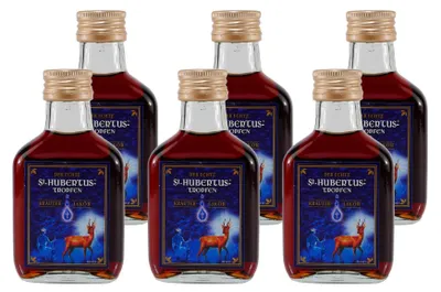 Produktbild von St. Hubertus Tropfen - Kräuter Likör (12 x 0,1L)