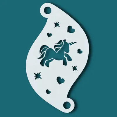Image de Masque de maquillage charmante licorne