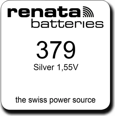 Produktbild von Renata Watch 379 Uhrenbatterie SR521SW AG0 0% Mercury 1,55 V Battery 1er Blister 379