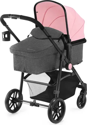 Produktbild von Kinderkraft Multifunktioneller JULI-Kinderwagen 3 in 1 Travel System rosa