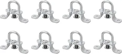 Productafbeelding van 8 ogen rond met veer 27 mm vastzetogen voor aanhangwagens, deichselbord, universeel