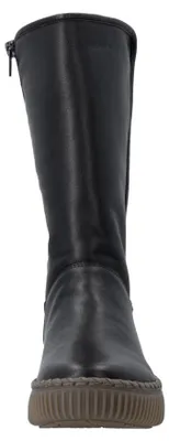 Produktbild von Remonte Damen Halbschaftstiefel mit Plateausohle und Ziernaht D4A71, Größe:40 EU, Farbe:Schwarz