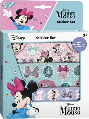 Immagine prodotto di Totum - Set di adesivi di Minnie Mouse | 1 scatola