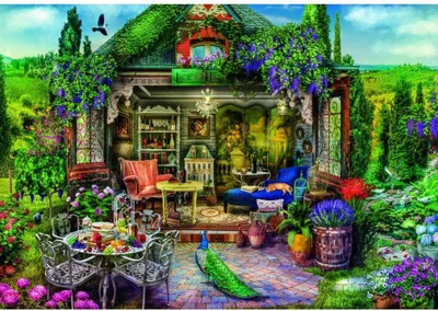 Produktbild von Clementoni - Wysokiej Jakości Puzzle 1000 elementów - Urokliwe Wino i Kraj