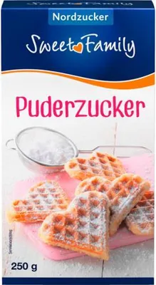 Produktbild von Sweet Family Puderzucker zum Backen und Verziehren geeignet 250g