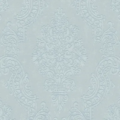Image de Profhome 397653-GU Papier peint baroque ornements satiné gris vert-menthe 5,33 m2