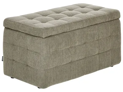 Obrázek produktu pro BELIANI Taburet zelený čalouněný 72 x 42 x 40 cm prošívaný obdélníkový s úložným prostorem