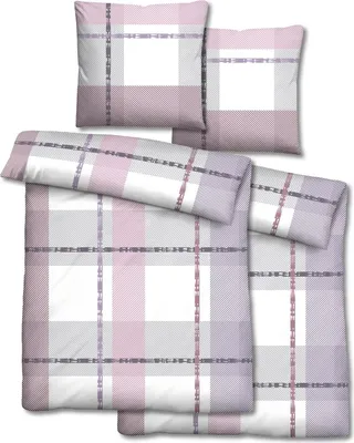 Produktbild von Doppelpack Castell Renforcé Bettwäsche 135 x 200 cm + 80 x 80 cm