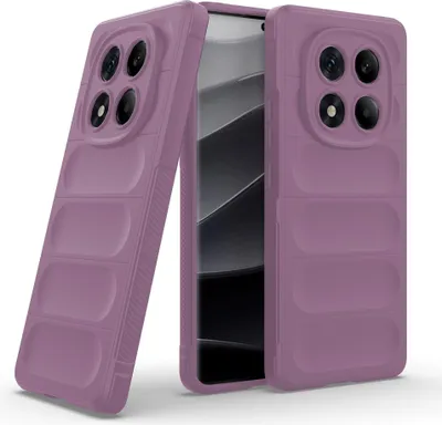 Produktbild von Handy Hülle für Xiaomi Redmi Note 14 Pro Grip Case Cover Schutzhülle Softgrip Farbe: Violett