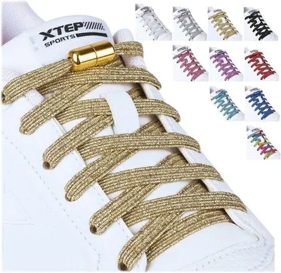 Productafbeelding van Famanu Elastische veters zonder knopen - 110 cm - Ideaal voor sneakers en sportschoenen