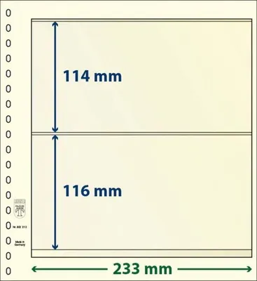 Produktbild von Lindner dT802212P dT-Blanko-Blatt 5er Pack