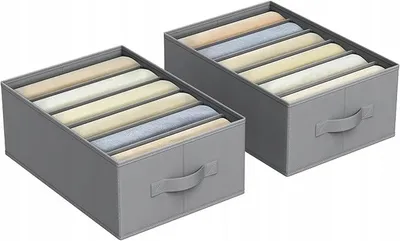 Produktbild von Aufbewahrungssystem für Kleiderschränke, 6 Fächer, faltbar