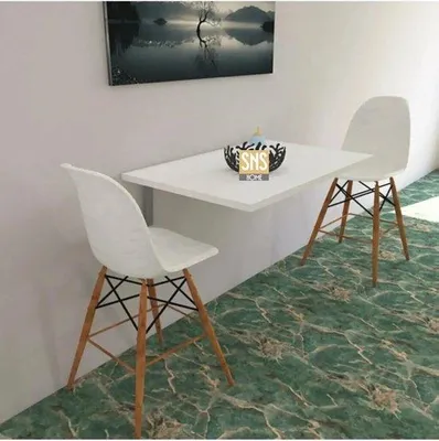 Produktbild von Bofigo Wandklapptisch platzsparend 72 x 45 cm Weiß