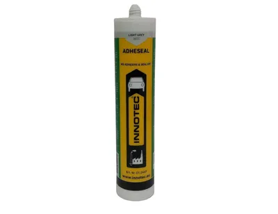 Immagine prodotto di Innotec Adheseal Grigio Chiaro sigillante e adesivo a base di MS Polymer - aderisce anche su materiali difficili - verniciabile bagnato su bagnato