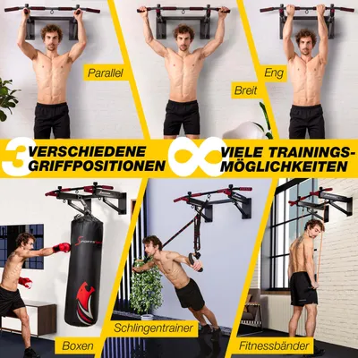 Produktbild von Sportstech Klimmzugstange KS350 | Multifunktional | Schaumstoffgriff