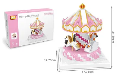 Obrázok produktu pre Stavebnica kolotoča Stavebné bloky Micro-Bricks
