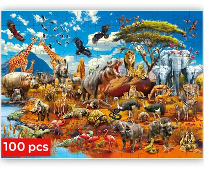 Productafbeelding van Puzzels voor Kinderen 4-6 Jaar - Vloerpuzzels voor Kinderen 6-8 Jaar