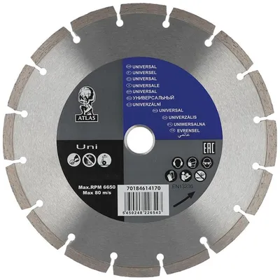 Produktbild von Norton Clipper Diamantblatt für WS Atlas Uni 125 mm