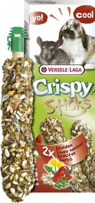Obrázok produktu pre Crispy Sticks Kaninchen-Chinchillas Kräuter - 2 Stück - 110 g