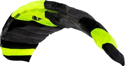 Obrázok produktu pre Wolkenstürmer Paraflex Quad 2.8 (čierno-žltý) - pripravený na lietanie vrátane Dyneema šnúr, rukovätí a príslušenstva