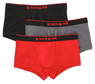 Zdjęcie produktu dla Papi. Elegancka męska bielizna brazylijskiego typu, jednolity wzór (zestaw 3 sztuk)