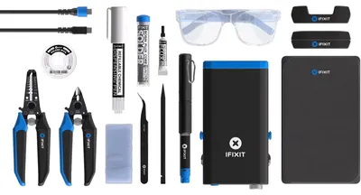 Obrázok produktu pre iFixit IF145-781-1, 2 kanály/kanálov, 100 °C, 420 °C, Čierna, 100 W, Batérie