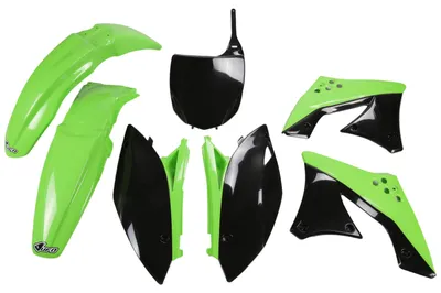 Image de UFO PLAST Kit de carénage Pour modèles Kawasaki A OEM, vert, sch