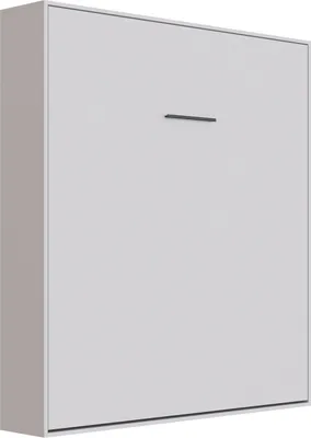 Produktbild von Schrankbett M1(40 cm Tiefe) 140x200 V mit Polsterrahmen  Perlgrau