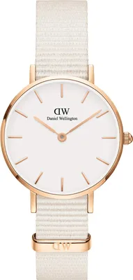 Obrázok produktu pre Daniel Wellington DW00100675 Hodinky Federica Scagnetti x DW Petite Chalk Nato 28 mm