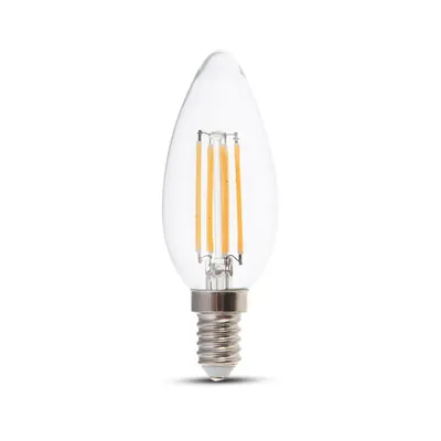 Obrázek produktu pro V-TAC LED-Filament-Lampe VT-1986-N, E14, EEK: F, 4W, 400lm, 3000K